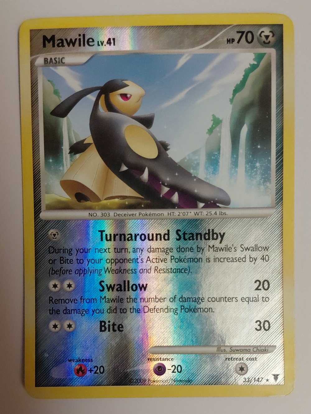 Vintage - Mawile Reverse Holo Pokemon Card - Supreme Victors